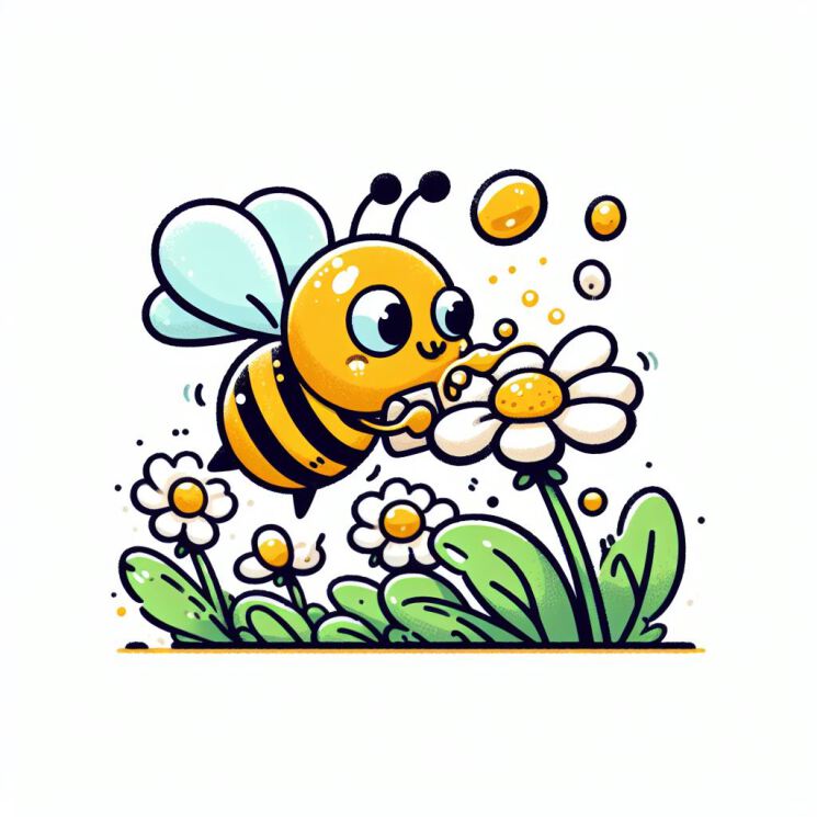 نقاشی زنبور عسل نوجوانان